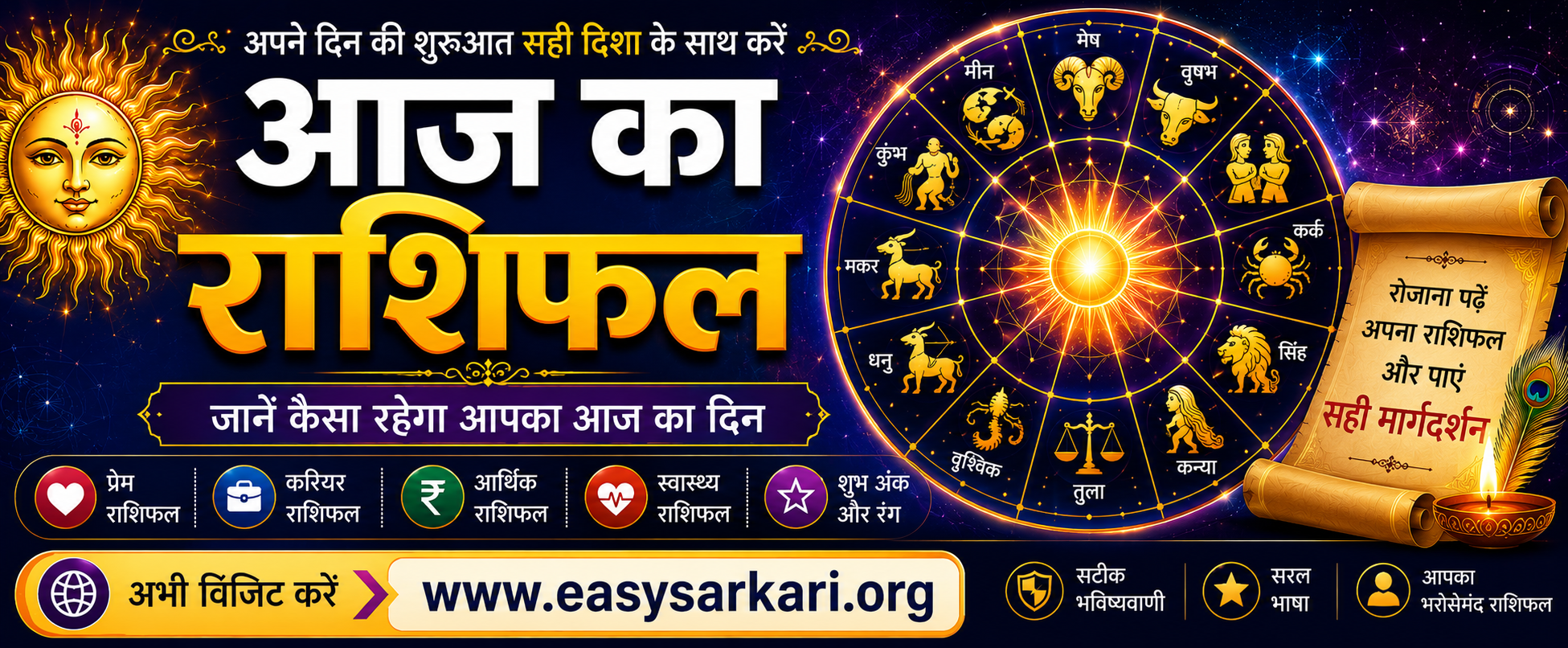 Aaj Ka Rashifal | Today Horoscope 2026