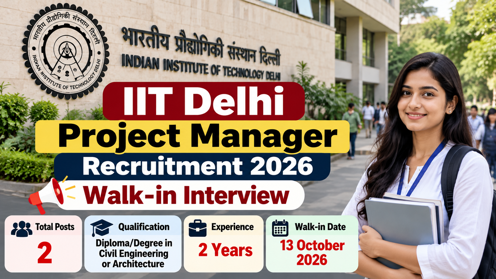 IIT Delhi Project Manager Recruitment
